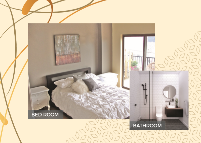 Theme Residency - Bedroom and Bathroom