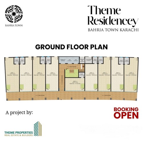 Theme Residency - Ground Floor Plan